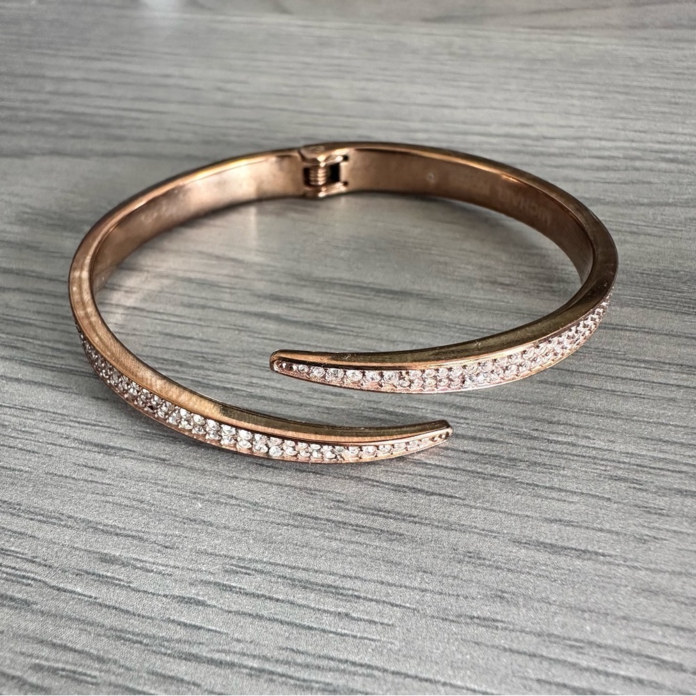 Michael Kors Rose Gold Hinge Bracelet